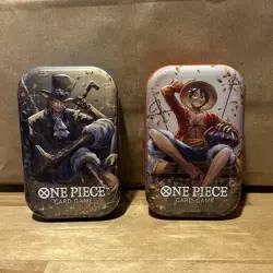 One Piece TCG Tin Pack Set Volume 2 - Brand New Factory Sealed - Two Tin Box Lot - Image 1