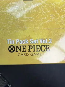 Sealed Case - One Piece DISPLAY 12x Mini Tin Pack Set VOL. 2 TS-02 TS02 English - Image 4