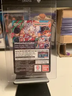 One Piece Monkey.D.Luffy US College Basketball Promo Card Rutgers. Unopened. - Image 2