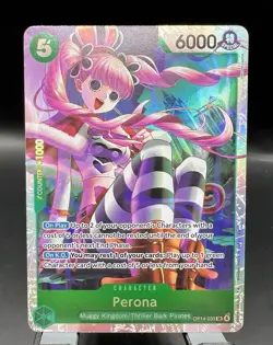 Perona OP14-033 SR One Piece The Azure Sea’s Seven Near Mint - Image 1