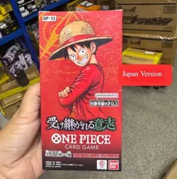 Japanese ONE PIECE Card Game CARRYING ON HIS WILL OP13 OP-13 Card Box - Image 1