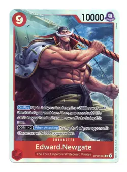 Edward.Newgate OP02-004 SR One Piece Premium Booster -The Best- English NM - Image 1