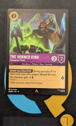 49/204 The Horned King - Triumphant Ghoul Rare Disney Lorcana Set 10 - Image 1