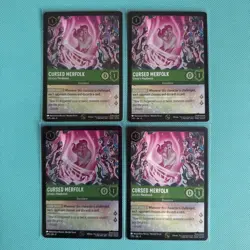 Disney Lorcana FABLED PROMO CURSED MERFOLK URSULAS HANDIWORK playset (X4) - Image 1