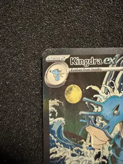 Kingdra EX 131 Pokemon TCG Scarlet & Violet Black Star Promo Holo Card - Image 2