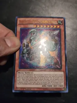 Yu-Gi-Oh! ULTRA RARE CARD BERSERKION THE ELECTROMAGNA WARRIOR SDMY-EN004 1ST VLP - Image 2