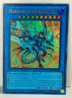 Nekroz of Areadbhair - MISPRINT GFTP-EN008 Factory Ink Error- YuGiOh Card F36 - Image 1