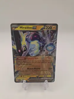 Pokemon TCG Miraidon EX 081/198 SV01 Double Rare Holo Card in NM Condition - Image 1