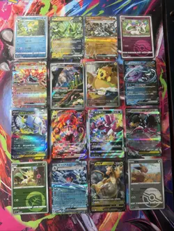 Pokemon 16 Card Lot nm V Max Mega Amazing Ex HOLO Rare Hits Only F6 - Image 1