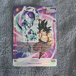 Bandai SR Foil Frieza Battle Card FB04-018 25000 Power Dragon Ball Super - Image 1