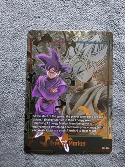 Dragon Ball Super Card Game Son Goku Gold Foil Energy Marker Card EB1-07 - Image 1