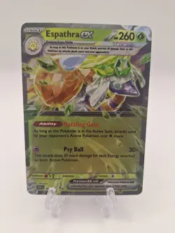 Pokemon TCG Espathra EX Holo Double Rare Card Scarlet & Violet Paldean Fates - Image 1