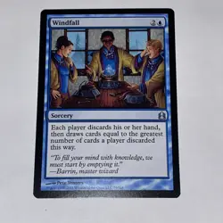 Windfall 70 Commander Regular MTG TCG CARD NM - Image 1