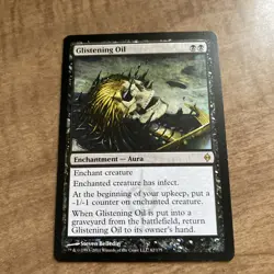 Glistening Oil New Phyrexia regular NM TCG MTG CARD - Image 1