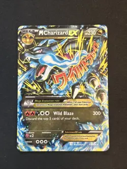 Pokemon Mega Charizard EX Full Art Ultra Rare Card 69/106 2014 - Image 1
