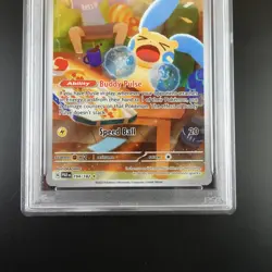 PSA 9 Minun 194/182 Pokemon Paradox Rift Full Art Graded Card - Image 3