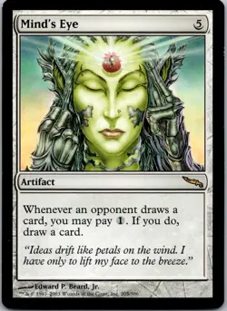 Mind's Eye R Mirrodin 205 NM Normal - Image 1