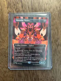 Roaming Throne (Borderless) LCI 0344 MTG Magic The Gathering - Image 1