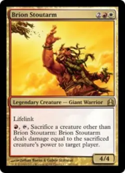 1 x Brion Stoutarm - Commander 2011 - Light Play - MTG - Image 1