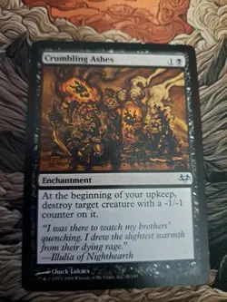 Crumbling Ashes Eventide Regular MTG Heavy Play - Image 1
