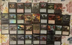 Custom Commander Dinosaur Deck : Gishath, Sun's Avatar Fully Sleeved And Boxed - Image 2