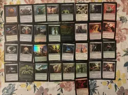 Custom Commander Dinosaur Deck : Gishath, Sun's Avatar Fully Sleeved And Boxed - Image 4