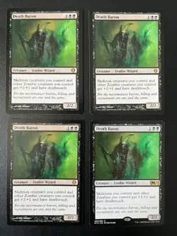MTG- Death Baron x4 - Image 1