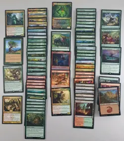 Magic 100 Commander Deck Phylath Landfall Elementals PlantFall Ready To Play - Image 1