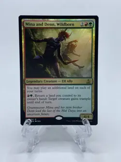 Mina and Denn, Wildborn - Oath of the Gatewatch - MTG - Foil Rare - Magic - Image 1
