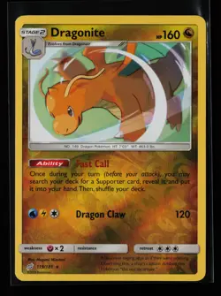 Dragonite 119/181 Reverse Holo Rare SM - Team Up Pokemon Card - Image 1