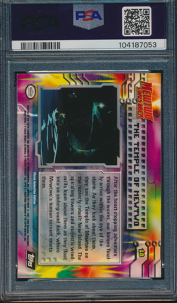 1999 Topps Pokemon Movie Edition #18 The Temple of MewTwo PSA 10 GEM MINT - Image 3