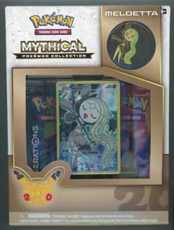 Meloetta Mythical Pin Collection Generations Sealed Pokemon TCG 20th Anniversary - Image 1