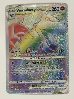 Aerodactyl VSTAR Secret 199/196 Lost Origin Sword & Shield Pokemon TCG - Image 1