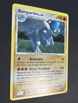 Pokemon TCG Rampardos 33/123 Cosmos Holo Rare Mysterious Treasures NM - Image 4