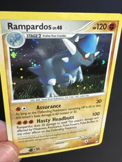 Pokemon TCG Rampardos 33/123 Cosmos Holo Rare Mysterious Treasures NM - Image 5