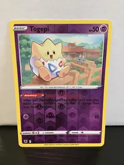 Togepi 055/189 Pokemon Astral Radiance Common Reverse Holo - Image 1