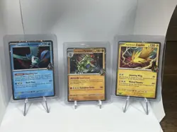 Pokemon DRI Team Rockets Promo Set Zapdos Articuno Tyranitar Cosmo Holo NM +Coin - Image 2