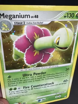 Pokemon TCG Meganium LV. 48 13/132 Holo Rare Mysterious Treasures 2007 NM - Image 5