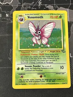 Venomoth Jungle Holo 13 Pokemon Tcg - Image 1