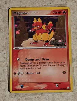 Magmar EX Team Rocket Returns #44/109 Reverse Holo 2004 Stamped Pokemon - Image 3