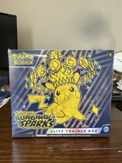 Pokemon TCG Scarlet & Violet Surging Sparks Elite Trainer Box ETB Factory Sealed - Image 1