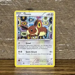Eevee - BW94 - Promotional DMG, English Pokemon Promos Creased - Image 1