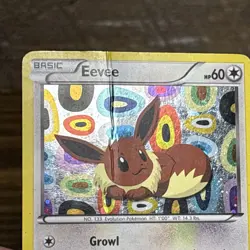Eevee - BW94 - Promotional DMG, English Pokemon Promos Creased - Image 2