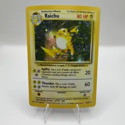 Pokemon TCG Raichu Base Set 14/102 Holo 1999-2000 Wizards Base Set Copyright... - Image 1