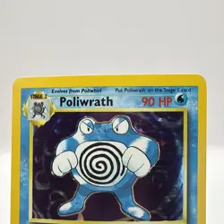 Pokemon TCG Poliwrath Base Set 13/102 Holo 1999-2000 Wizards Base Set Copyright - Image 2