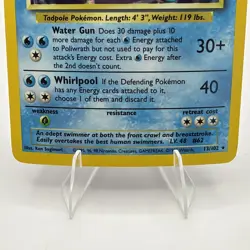 Pokemon TCG Poliwrath Base Set 13/102 Holo 1999-2000 Wizards Base Set Copyright - Image 3