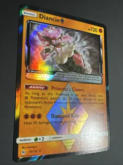 Diancie 74/131 – SM Forbidden Light Prism Holo Rare – Pokemon TCG NM - Image 4