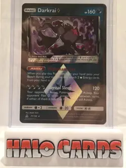 PACK FRESH Pokemon Darkrai Prism - 2018 -Sun & Moon - Ultra Prism - 77/156 - HF - Image 1