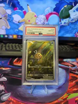 Pokemon TCG Feebas Illustration Rare Surging Sparks #198/191 PSA 10 - Image 1