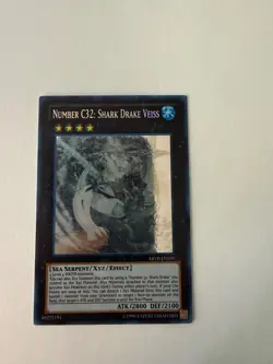 Yugioh - Number C32: Shark Drake Veiss - Ghost Rare - Unlimited - ABYR-EN039 LP - Image 1